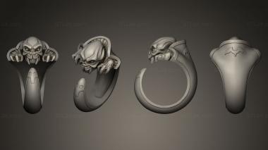 Jewelry rings Vampire Ring 3d model